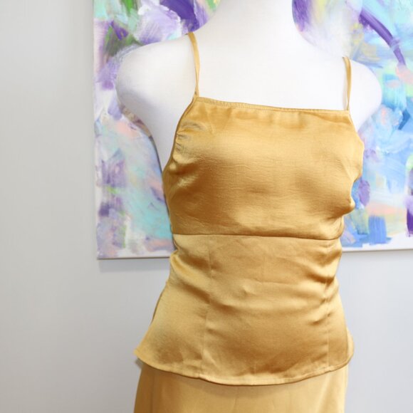 The Fifth Label | Fifth Label Single Strap Tank Top in Gold - Picture 1 of 4